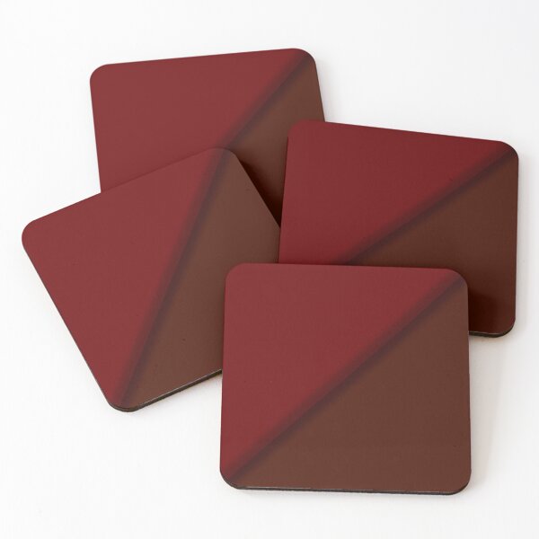 Item preview, Minimalist Dark Burgundy and Chocolate Brown designed and sold by pluielegere.