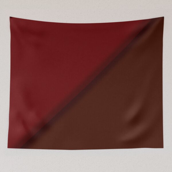 Item preview, Minimalist Dark Burgundy and Chocolate Brown designed and sold by pluielegere.