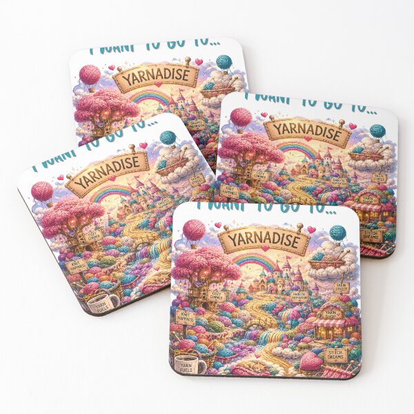 Item preview, I Want to Go to Yarnadise designed and sold by OneDotSpot.