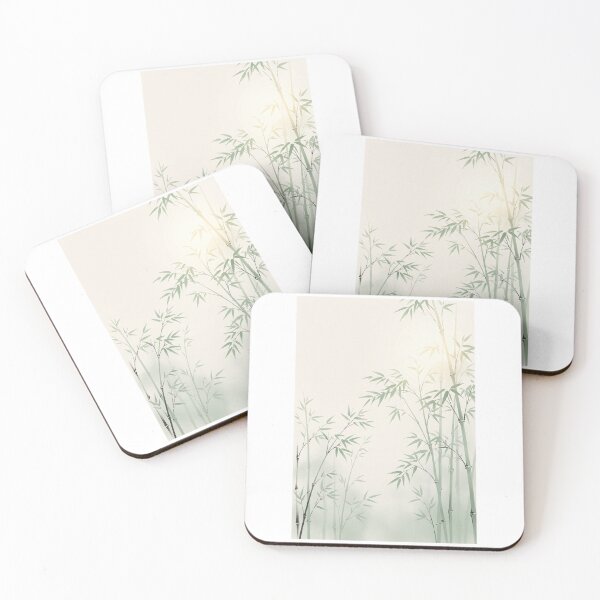Item preview, Japanese Bamboo Art Poster, Minimalist Zen Botanical Wall Decor designed and sold by Wagara-J.