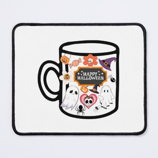 Item preview, Happy Halloween Coffee Mug Cute Ghosts Skulls Witch Hat Graphic designed and sold by Akira Design Store.