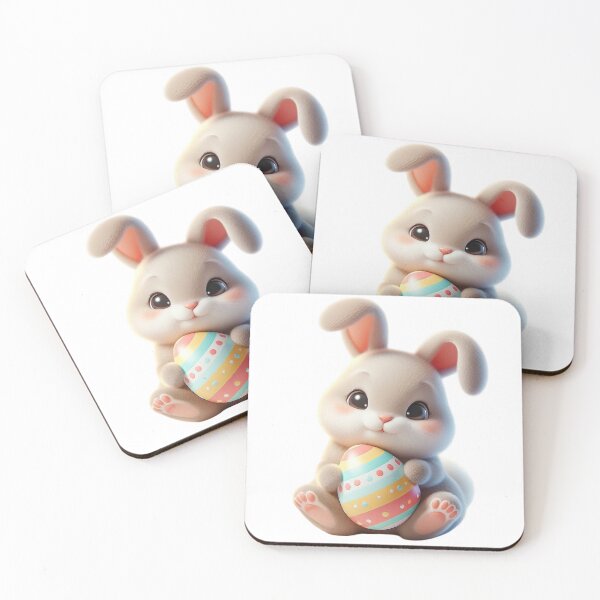 Item preview, Cute Bunny with Easter Egg designed and sold by Munsonlookfor.