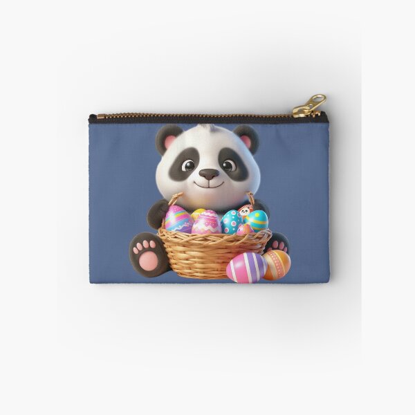 Item preview, Panda with Easter Eggs Basket designed and sold by Munsonlookfor.
