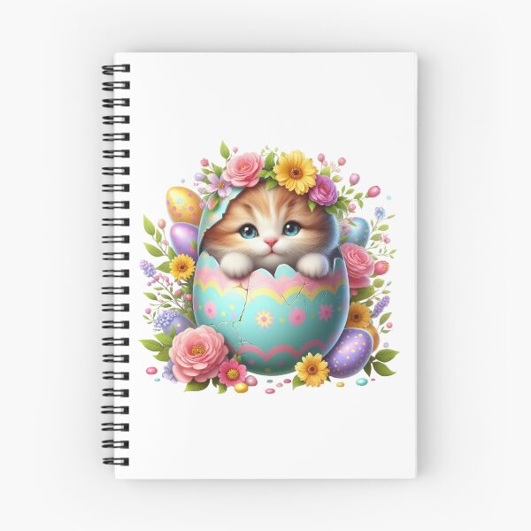 Item preview, Kitten in Floral Easter Egg designed and sold by Munsonlookfor.