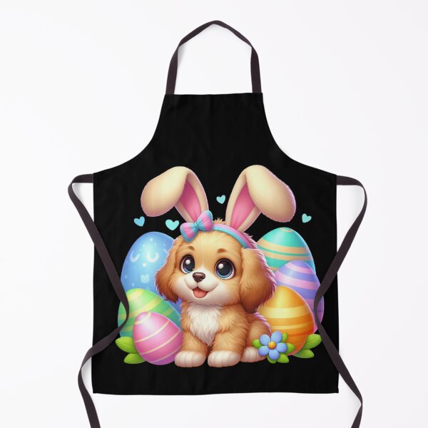 Item preview, Adorable Puppy with Easter Eggs designed and sold by Munsonlookfor.