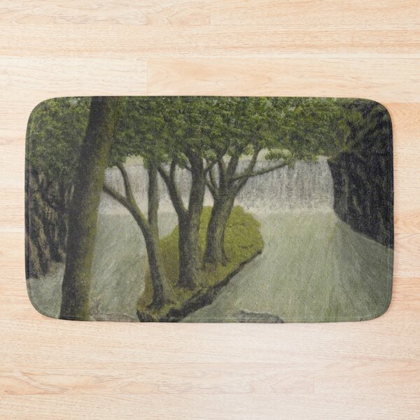 Item preview, Animals Crossing a Flooded River with a Distant Waterfall designed and sold by SharonTheFirst.