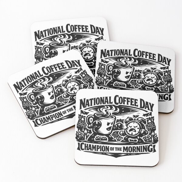 Item preview, Champion of the Morning National Coffee Day Victory designed and sold by irfanshikh.
