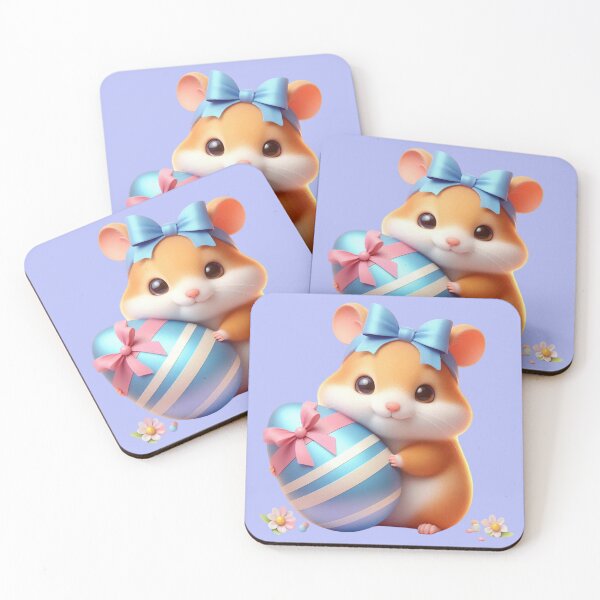 Item preview, Cute Hamster with Easter Egg designed and sold by Munsonlookfor.