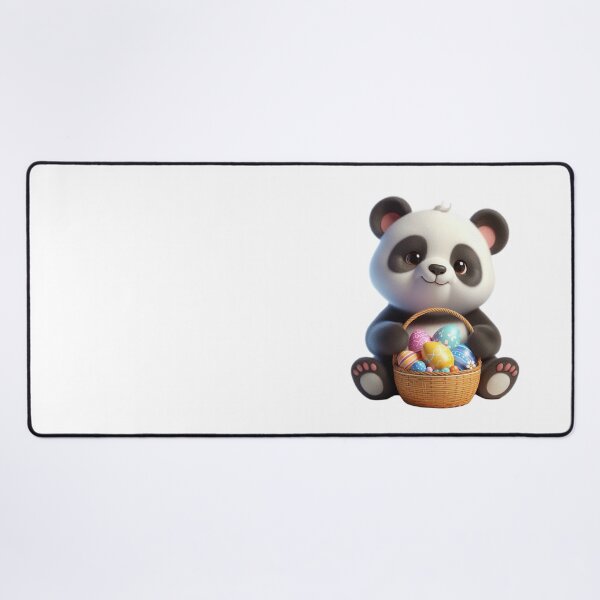 Item preview, Panda with Easter Eggs Basket designed and sold by Munsonlookfor.