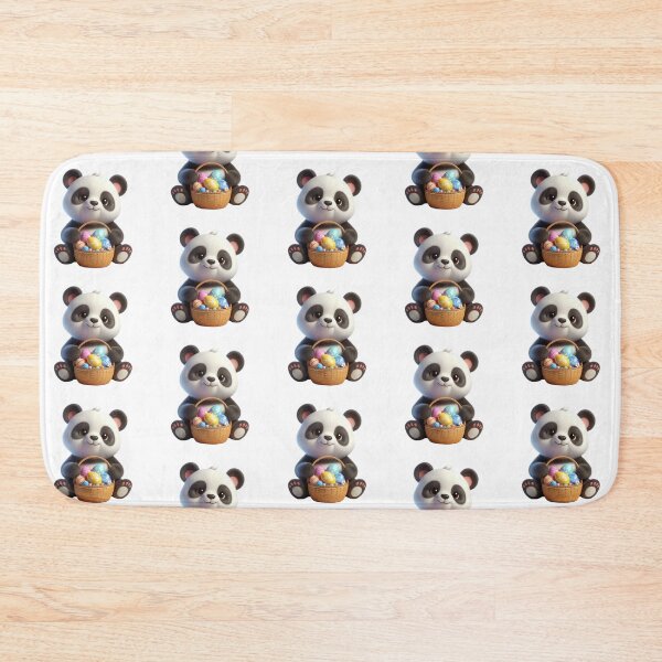 Item preview, Panda with Easter Eggs Basket designed and sold by Munsonlookfor.
