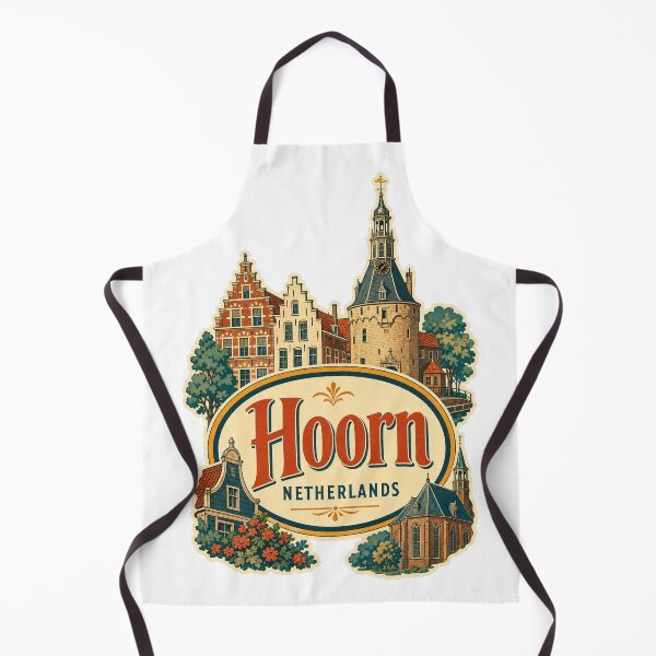 Item preview, Vintage Hoorn Travel Label - Retro Netherlands Souvenir Art designed and sold by VisualArtsOasis.