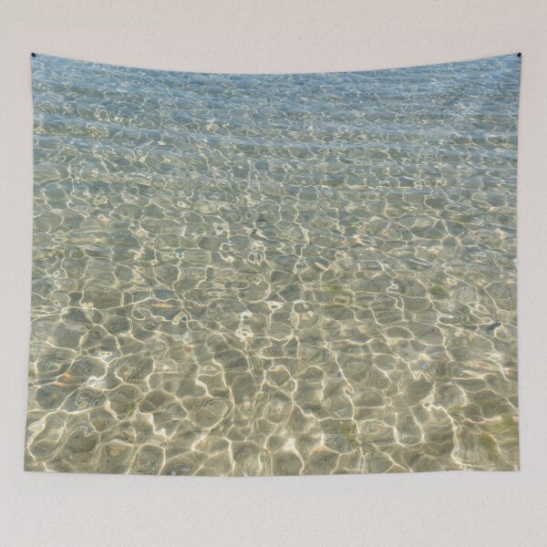 Item preview, Fluid Beachy Vibe - Clear Shallow Water with Scintillating Ripples designed and sold by Georgia Mizuleva.