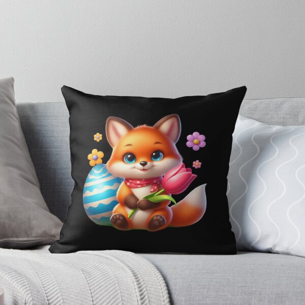 Item preview, Cute Fox with Easter Egg designed and sold by Munsonlookfor.