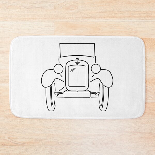 Item preview, Austin Seven vintage British classic car outline black designed and sold by soitwouldseem.