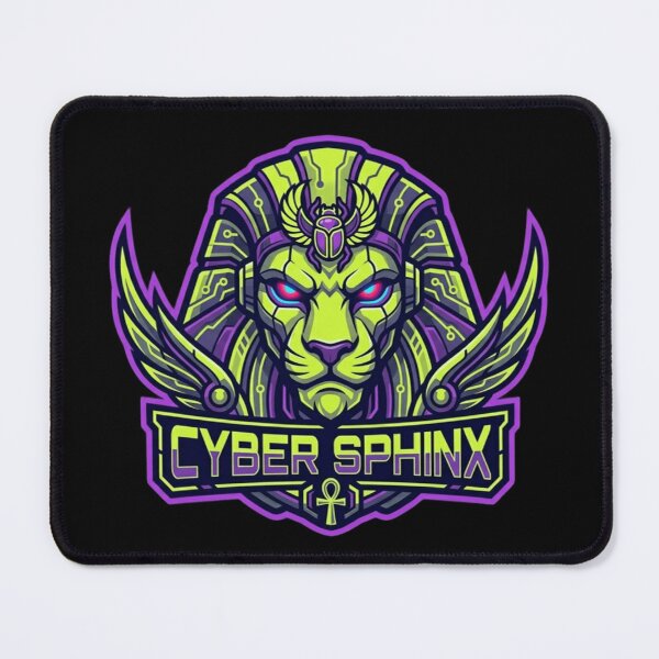 Item preview, Cyber Sphinx Egyptian Pharaoh Mech Lion Esports Gaming Logo designed and sold by Altospecial.
