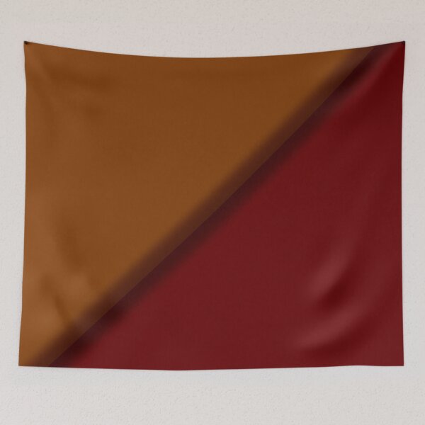 Item preview, Minimalist Dark Burgundy and Ochre Brown designed and sold by pluielegere.