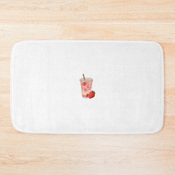 Item preview, Strawberry Pink Iced Drink Sticker | Cute Summer Aesthetic Beverage designed and sold by PopStickerLab22.