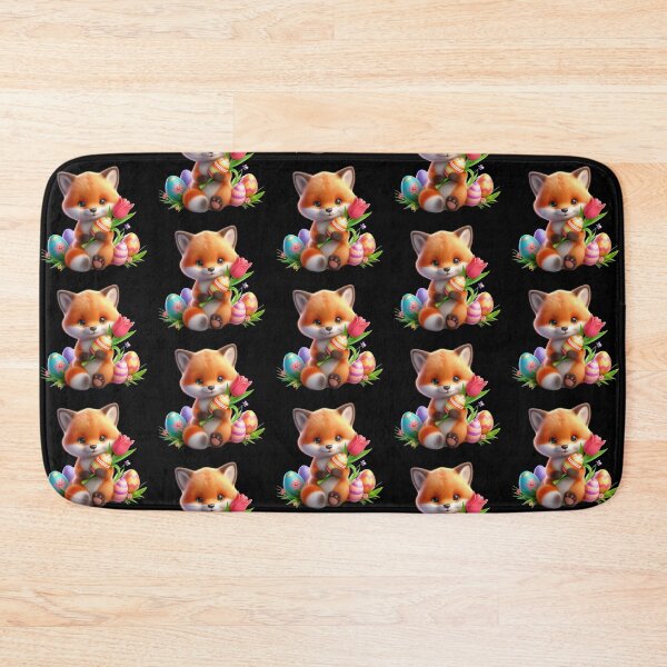 Item preview, Adorable Fox with Easter Eggs designed and sold by Munsonlookfor.