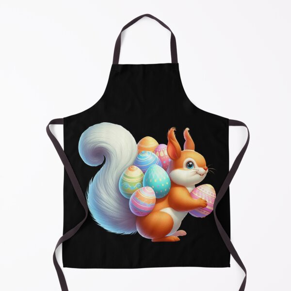 Item preview, Squirrel with Colorful Easter Eggs designed and sold by Munsonlookfor.