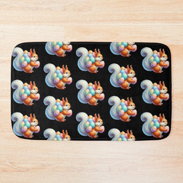 Item preview, Squirrel with Colorful Easter Eggs designed and sold by Munsonlookfor.