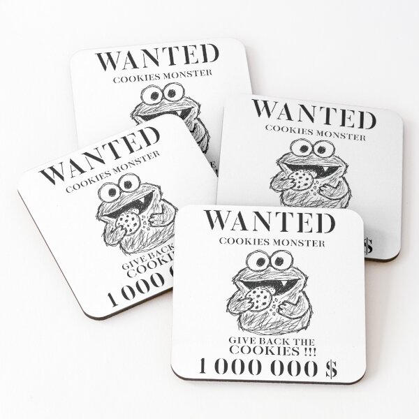 Item preview, Cookies Monster Wanted  designed and sold by TheEndDesign.