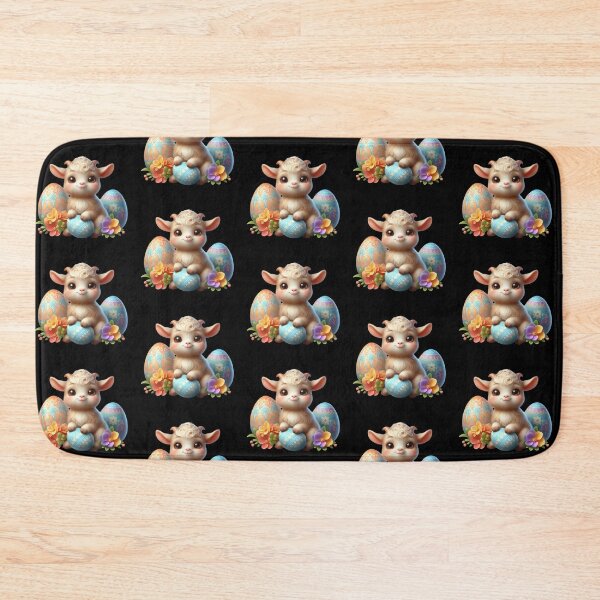 Item preview, Cute Lamb with Decorated Eggs designed and sold by Munsonlookfor.