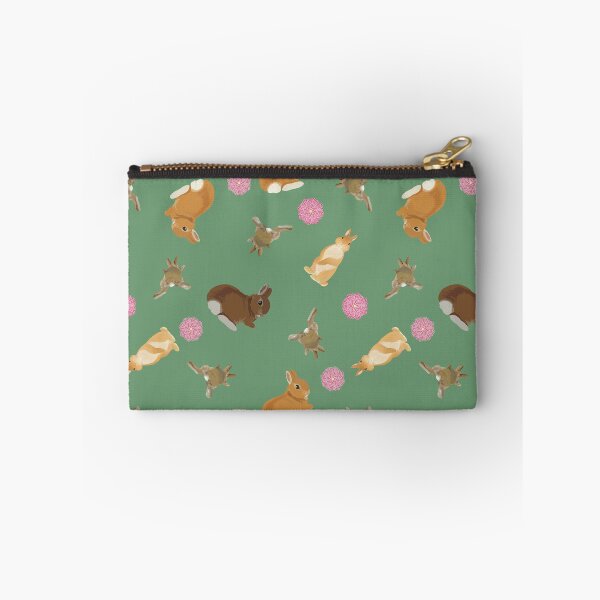 Item preview, Netherland Dwarf Seamless Pattern Sage Green designed and sold by tayaan.