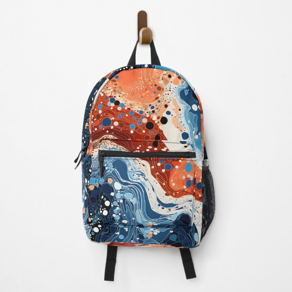 Item preview, Ocean Terracotta Organic Abstract Flow Pattern designed and sold by GrinGalore.