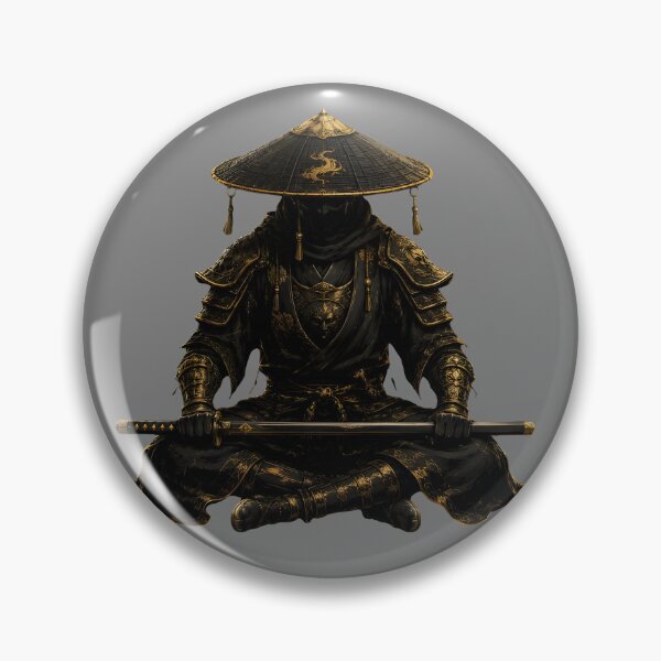 Item preview, Dark Shadow Samurai Warrior Silhouette designed and sold by RoyalEarthstore.