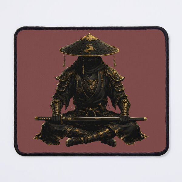 Item preview, Dark Shadow Samurai Warrior Silhouette designed and sold by RoyalEarthstore.