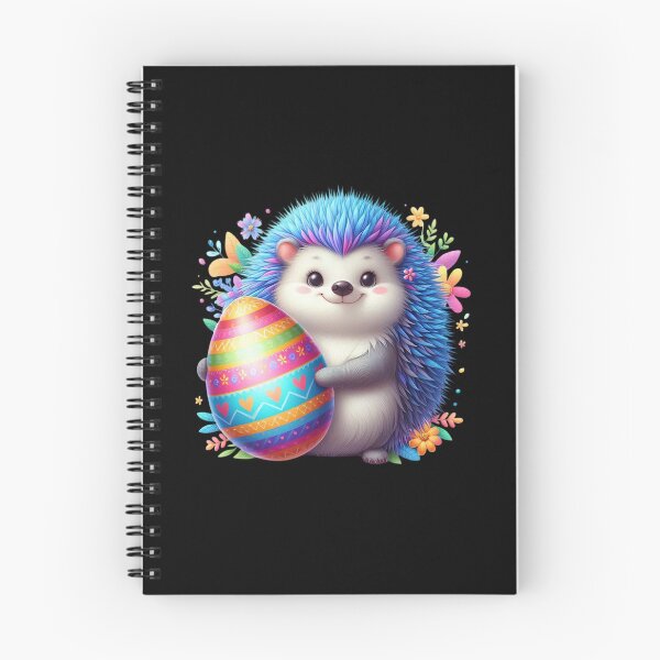 Item preview, Colorful Hedgehog with Decorated Egg designed and sold by Munsonlookfor.