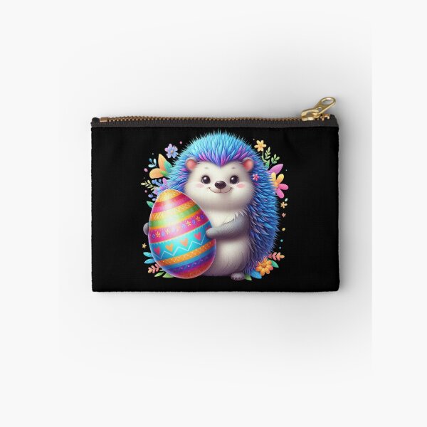 Item preview, Colorful Hedgehog with Decorated Egg designed and sold by Munsonlookfor.