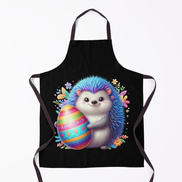 Item preview, Colorful Hedgehog with Decorated Egg designed and sold by Munsonlookfor.