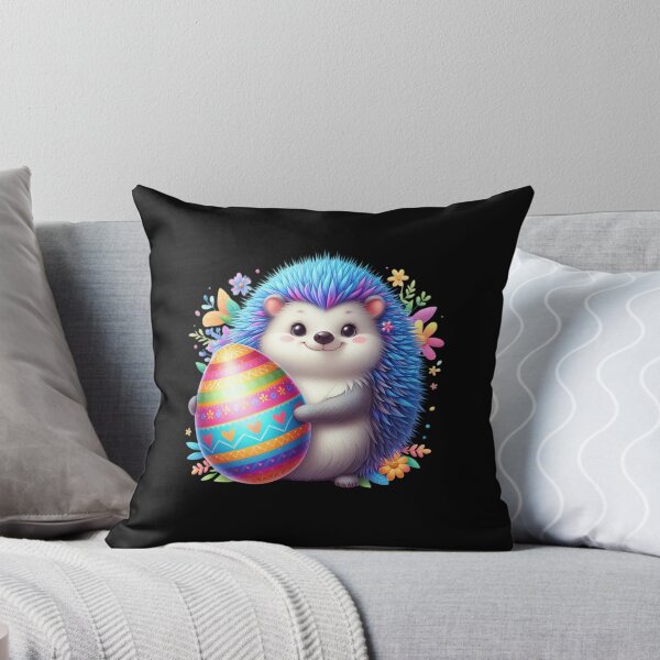 Item preview, Colorful Hedgehog with Decorated Egg designed and sold by Munsonlookfor.