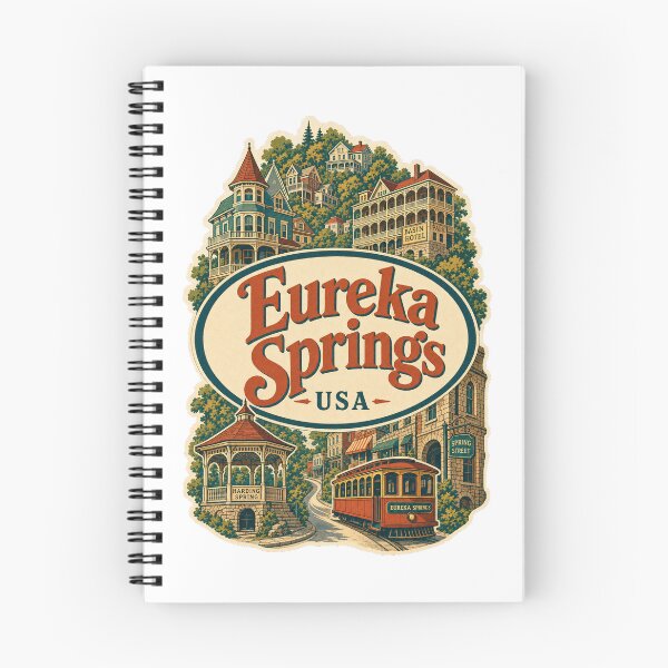 Item preview, Eureka Springs USA Travel Souvenir - Retro Oval Label designed and sold by VisualArtsOasis.