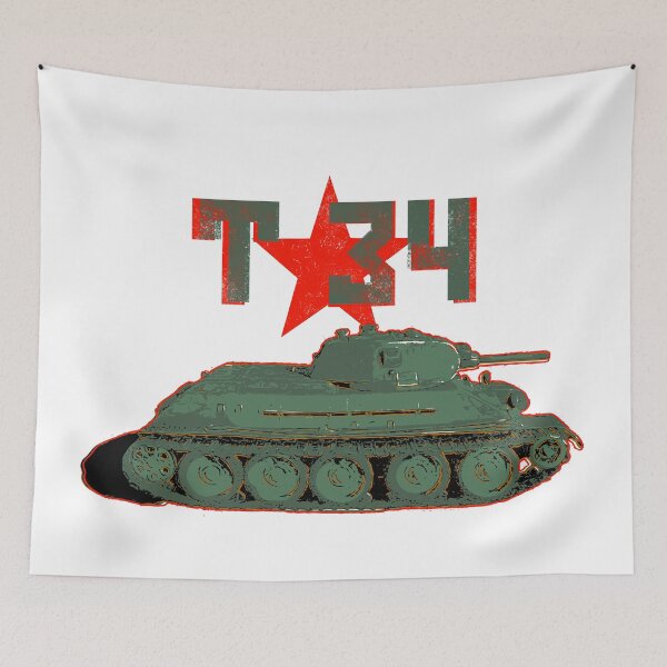 Artikelvorschau, Russischer Star T-34 Panzer aus dem Zweiten Weltkrieg entworfen und verkauft von Mark Malinowski.