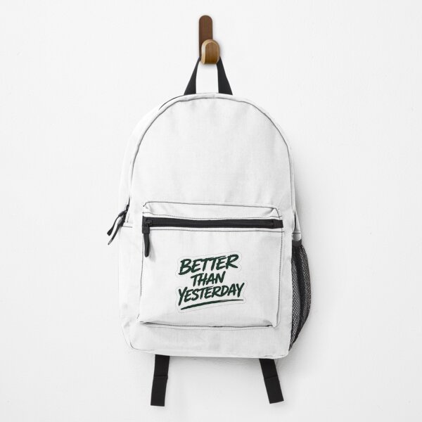 Item preview, Better Than Yesterday Motivational Quote T-Shirt Sticker | Bold Brush Lettering Design designed and sold by LarkLeaf.