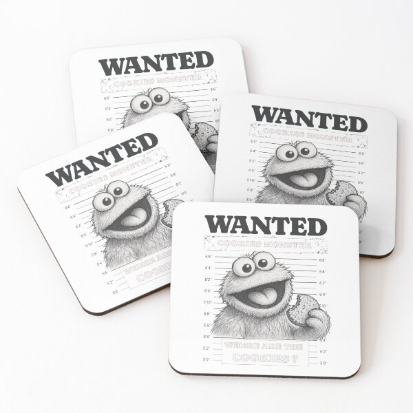 Item preview, Cookies Monster Wanted  designed and sold by TheEndDesign.