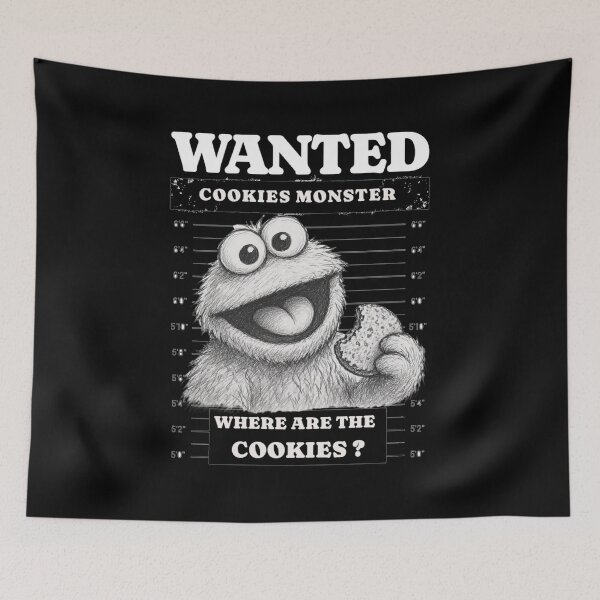 Item preview, Cookies Monster Wanted  designed and sold by TheEndDesign.