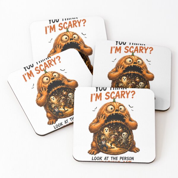Item preview, Funny Scary Halloween Pumpkin Shirt | You Think I'm Scary? Look at the Person Wearing Me | Cute Spooky Halloween Design designed and sold by Limitless expressions - wear your mindset .