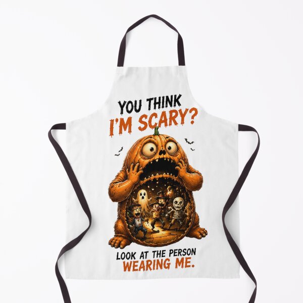 Item preview, Funny Scary Halloween Pumpkin Shirt | You Think I'm Scary? Look at the Person Wearing Me | Cute Spooky Halloween Design designed and sold by Limitless expressions - wear your mindset .