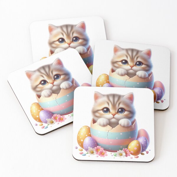 Item preview, Kitten in Easter Egg designed and sold by Munsonlookfor.