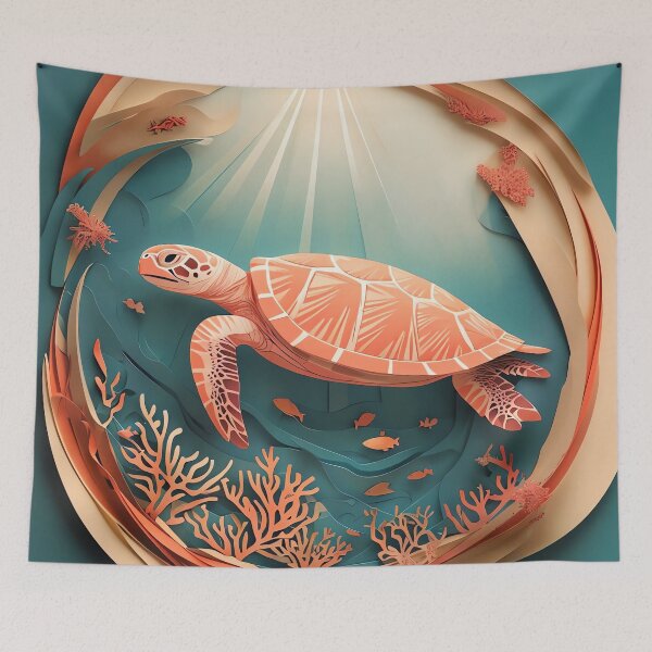 Item preview, Currents of Coral designed and sold by ONYX Pixee.