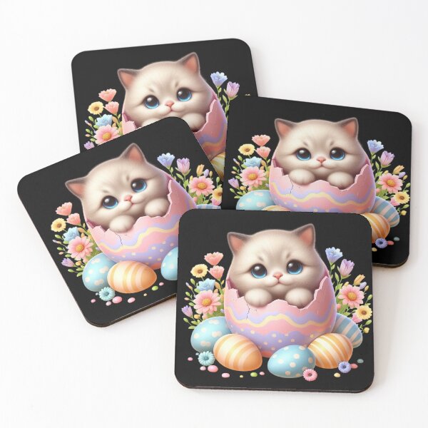 Item preview, Kitten in Easter Egg Shell designed and sold by Munsonlookfor.