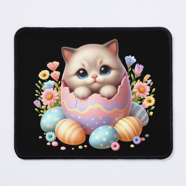 Item preview, Kitten in Easter Egg Shell designed and sold by Munsonlookfor.