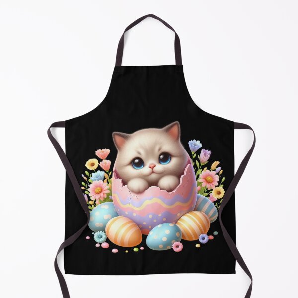 Item preview, Kitten in Easter Egg Shell designed and sold by Munsonlookfor.