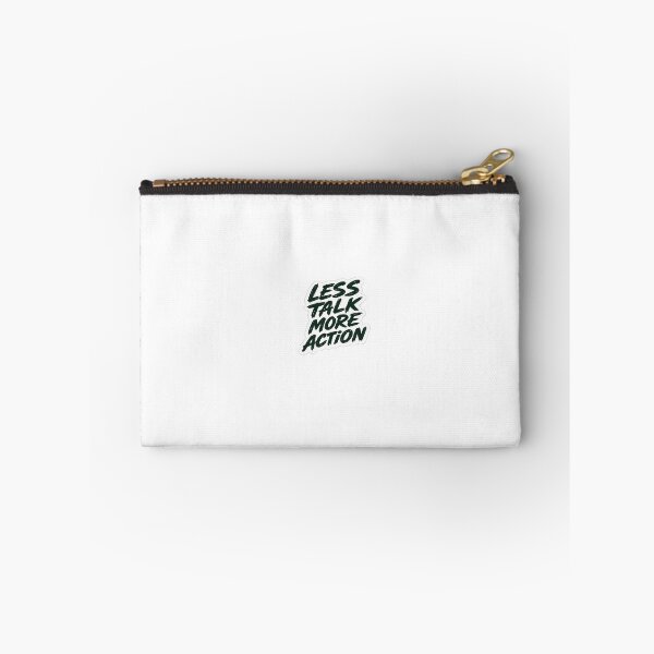 Item preview, Less Talk More Action Motivational Quote T-Shirt Sticker | Bold Brush Typography Design designed and sold by LarkLeaf.