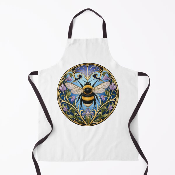 Item preview, Vintage Bumblebee Art Nouveau Floral designed and sold by AntiqueImages.