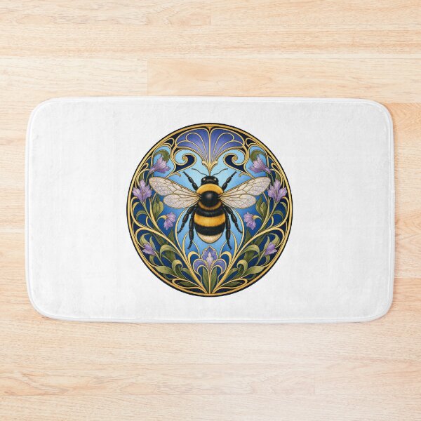 Item preview, Vintage Bumblebee Art Nouveau Floral designed and sold by AntiqueImages.