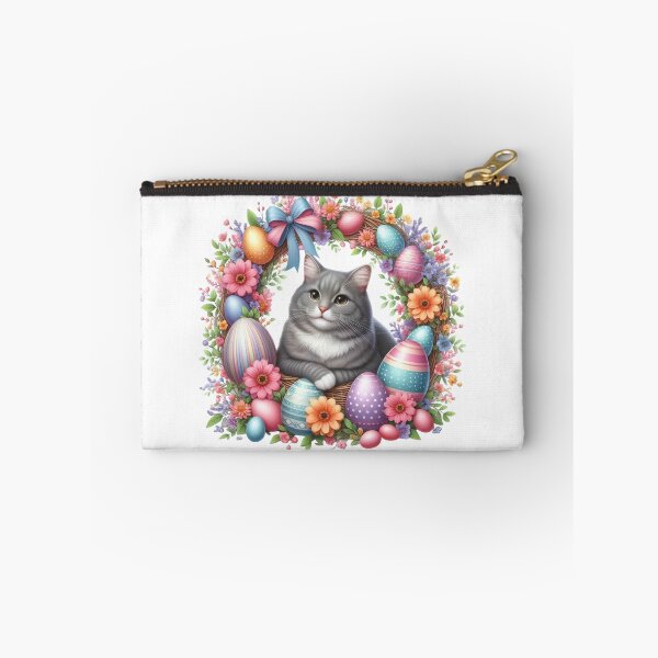 Item preview, Cat Surrounded by Easter Eggs designed and sold by Munsonlookfor.